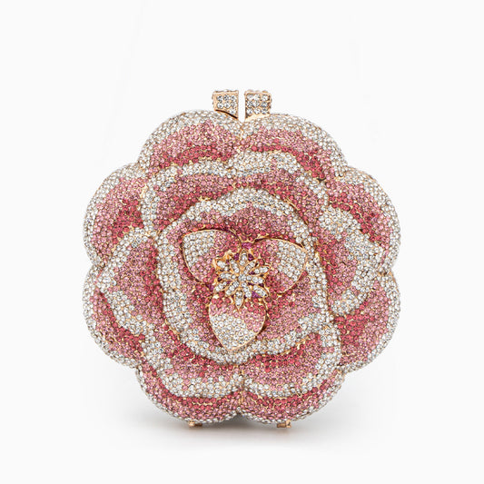 Camélia Crystal Bloom Clutch – FIORENE
