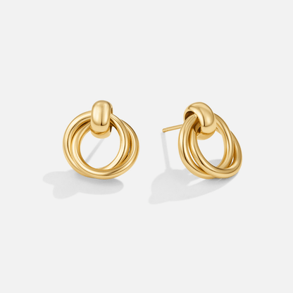 Luminous Knot Earrings – FIORENE