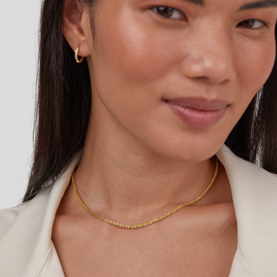 Urban Polished Sparkle Chain – FIORENE