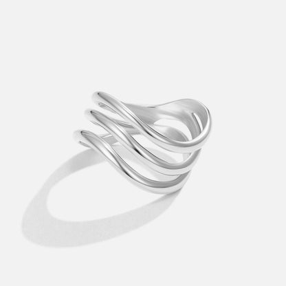 Polished Tiered Organic Band – FIORENE