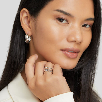 Polished Tiered Organic Band – FIORENE