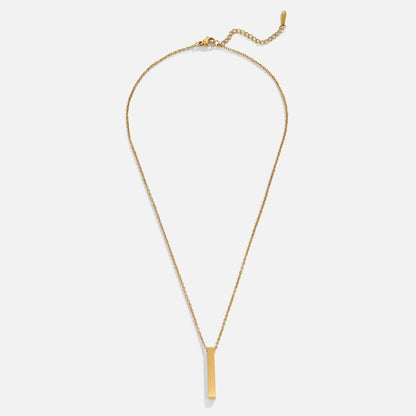 Golden Bar Necklace – FIORENE