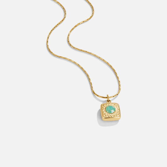 Radiant Turquoise-Tone Necklace – FIORENE
