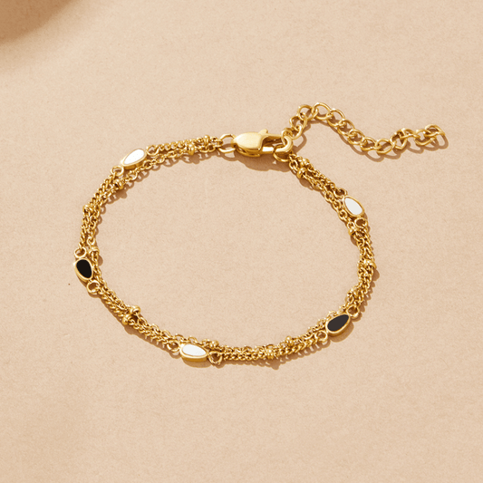 Duo Drop Station Bracelet – FIORENE