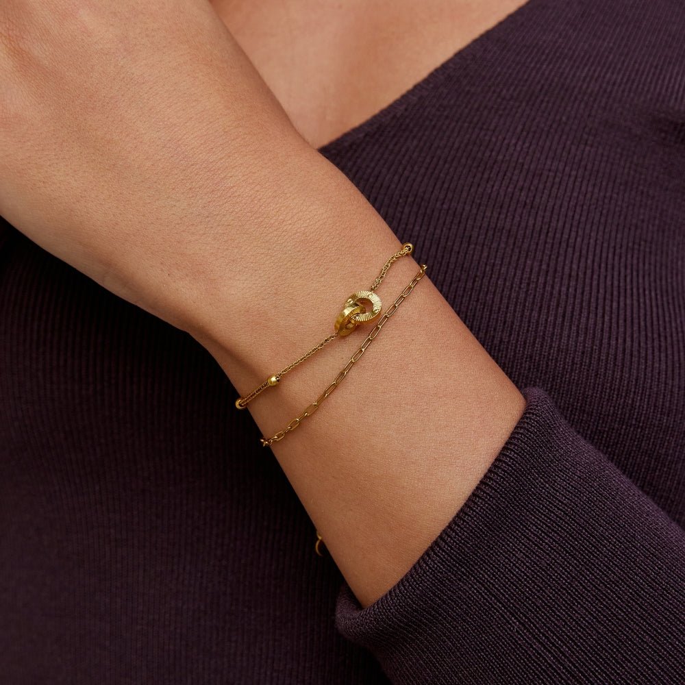 Radiant Linked Circles Bracelet – FIORENE