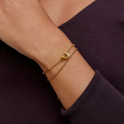 Radiant Linked Circles Bracelet – FIORENE