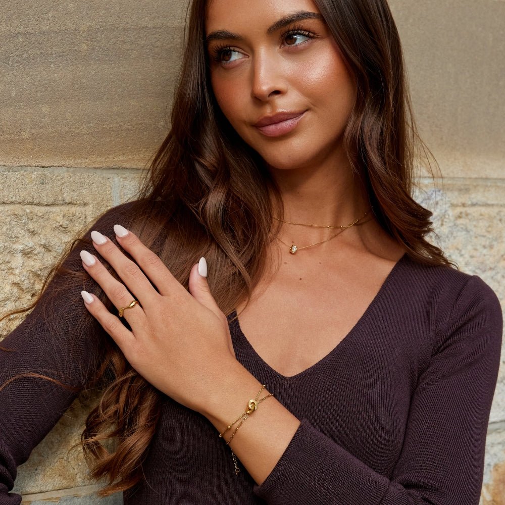 Radiant Linked Circles Bracelet – FIORENE