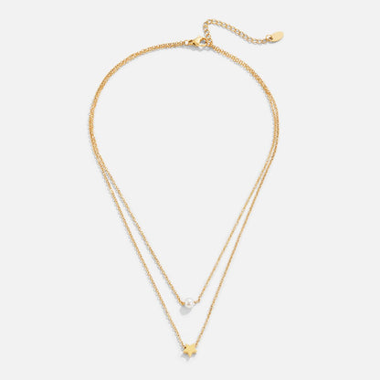 Stellar Pearl Layered Necklace – FIORENE