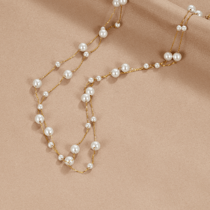 Oceanic Pearl Layered Necklace – FIORENE