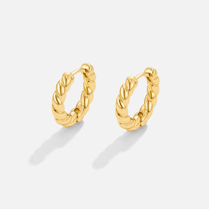 Elegant Rope Link Earrings – FIORENE