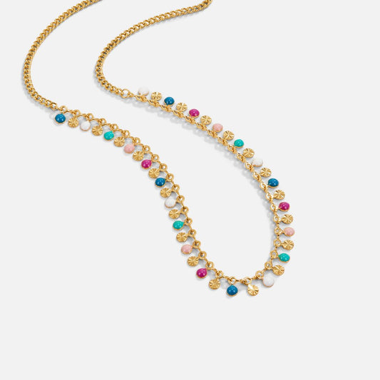 Polished Vibrant Medley Necklace – FIORENE