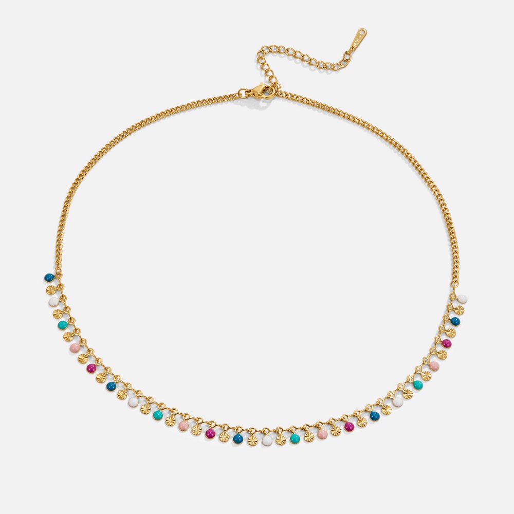 Polished Vibrant Medley Necklace – FIORENE