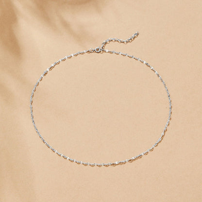 Arctic Lustrous Link Necklace – FIORENE