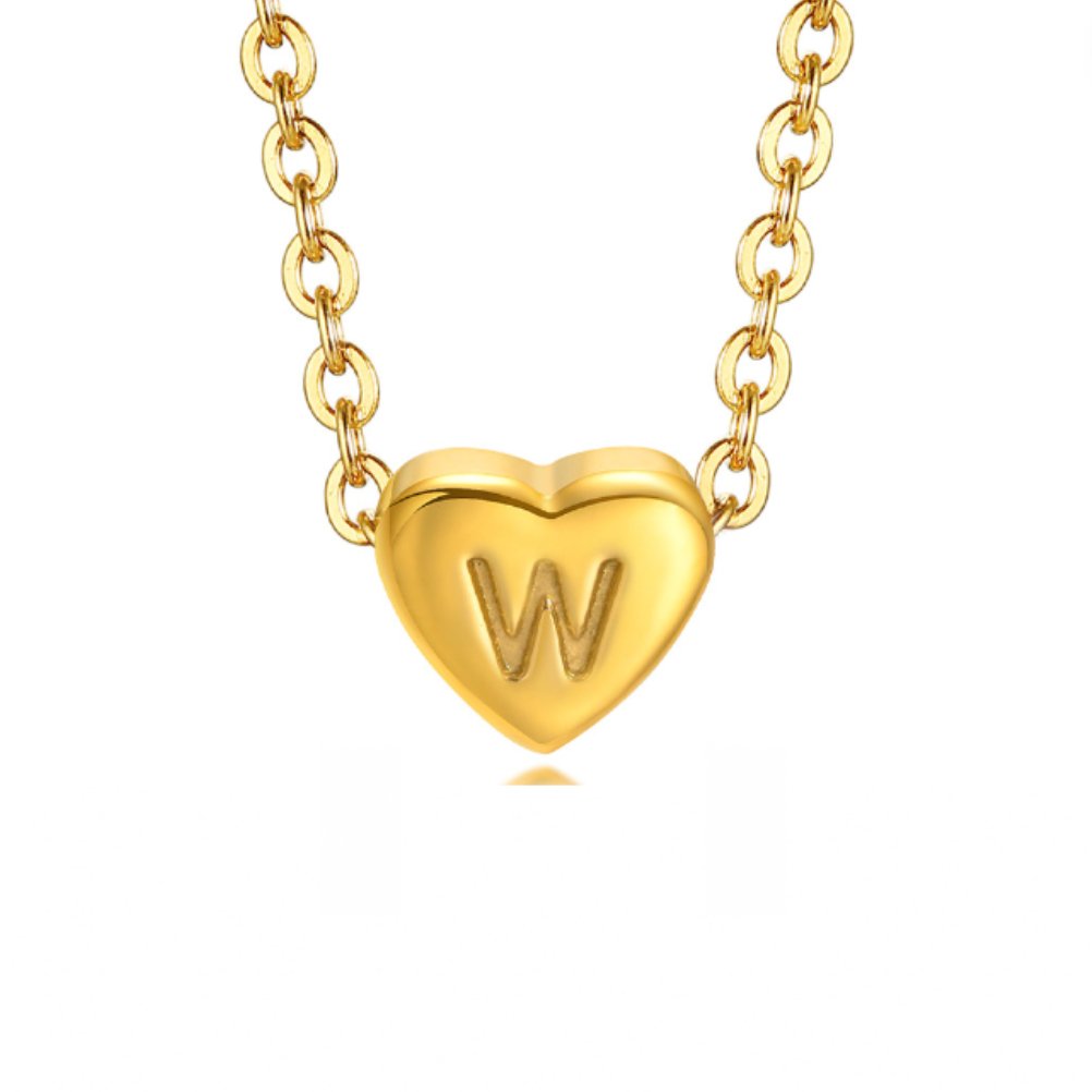 Golden Letter & Seed Pearl Pendant – FIORENE