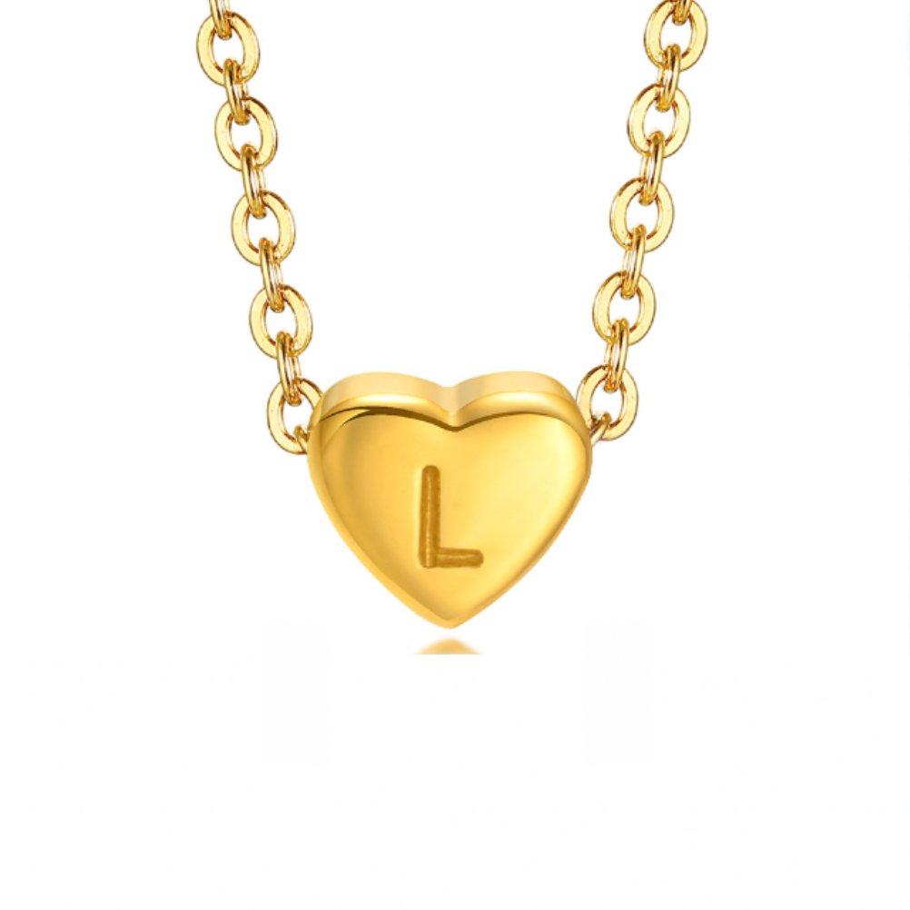 Golden Letter & Seed Pearl Pendant – FIORENE