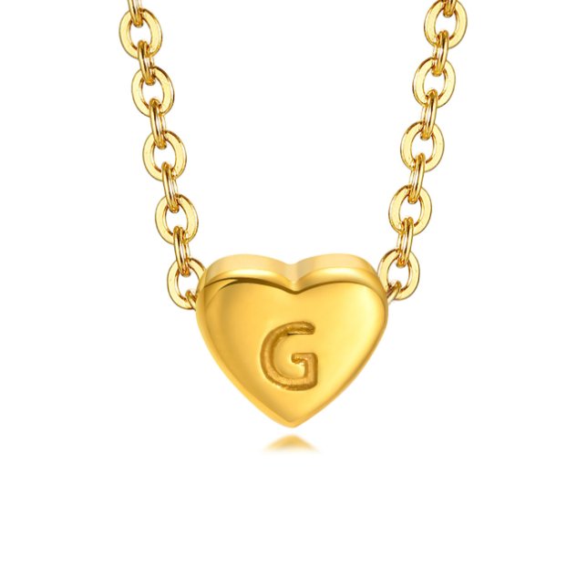 Golden Letter & Seed Pearl Pendant – FIORENE