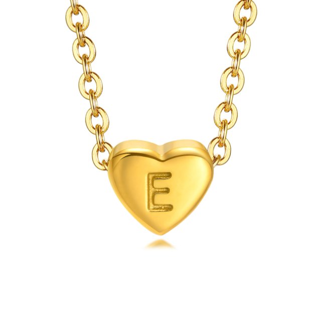 Golden Letter & Seed Pearl Pendant – FIORENE