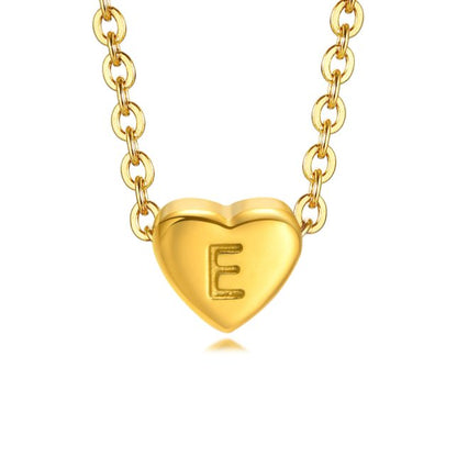 Golden Letter & Seed Pearl Pendant – FIORENE