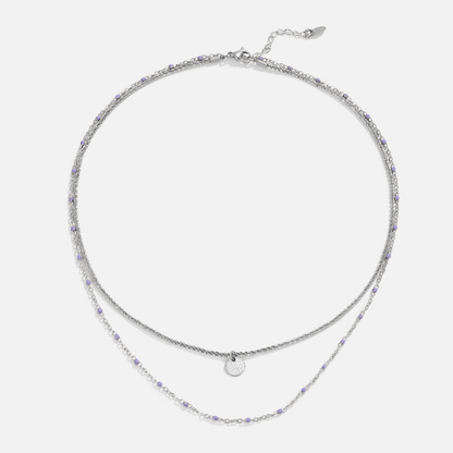 Lavender Duo-Strand Necklace – FIORENE