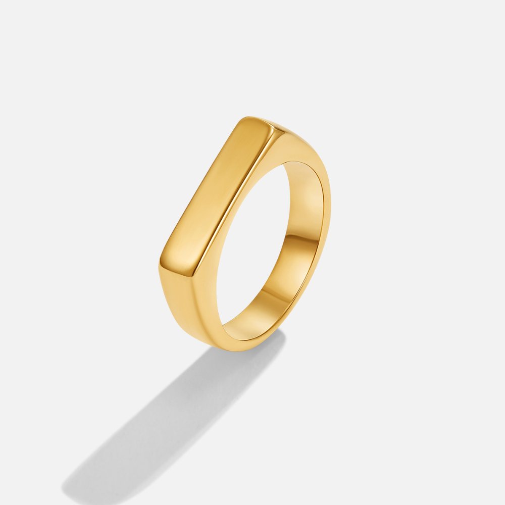 Rectangular Signet Ring – FIORENE