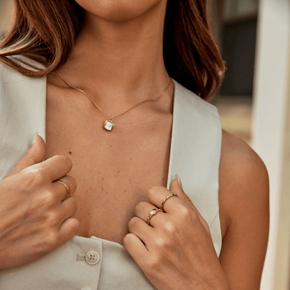 Radiant Linked Heart Ring – FIORENE