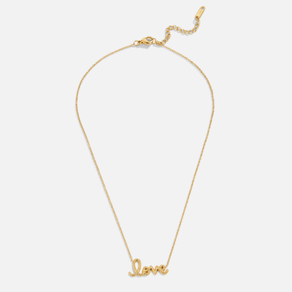 Textured Love Necklace – FIORENE