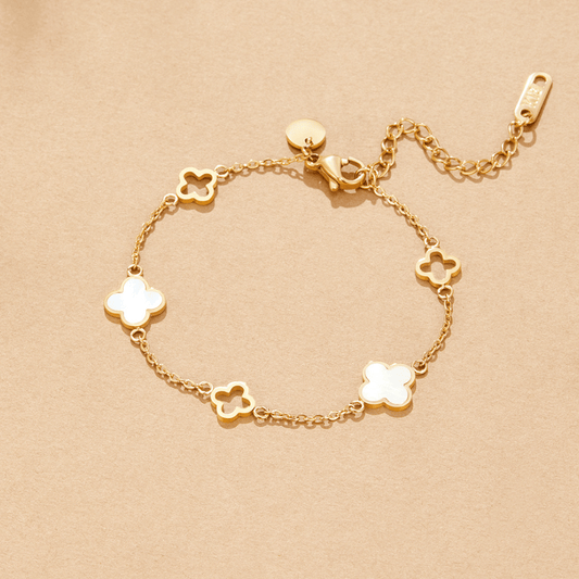 Nacre Clover Bracelet – FIORENE