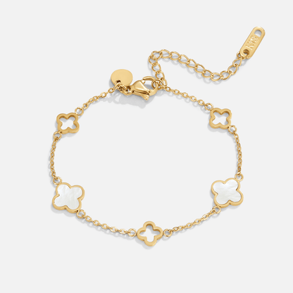 Nacre Clover Bracelet – FIORENE