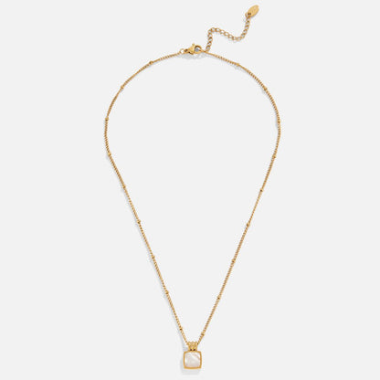 Rectangular Pearl-Shell Strand – FIORENE