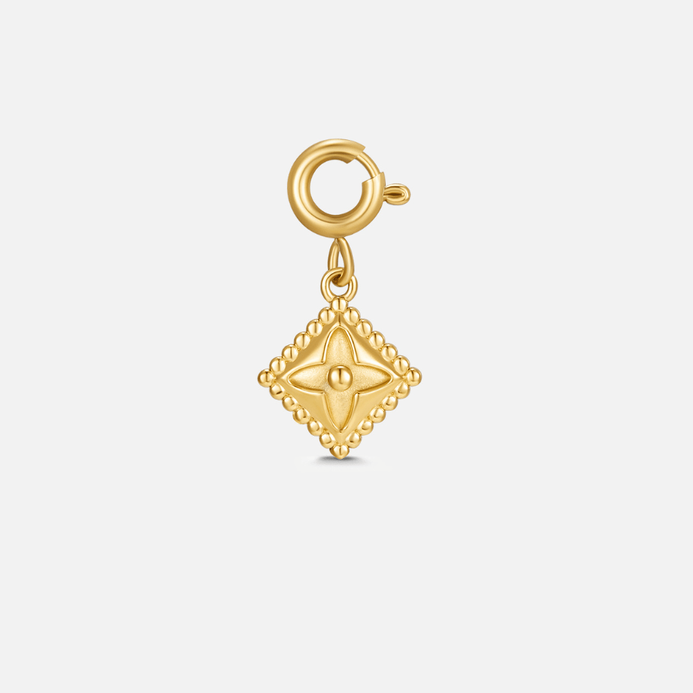 Beaded Rhombus Charm – FIORENE