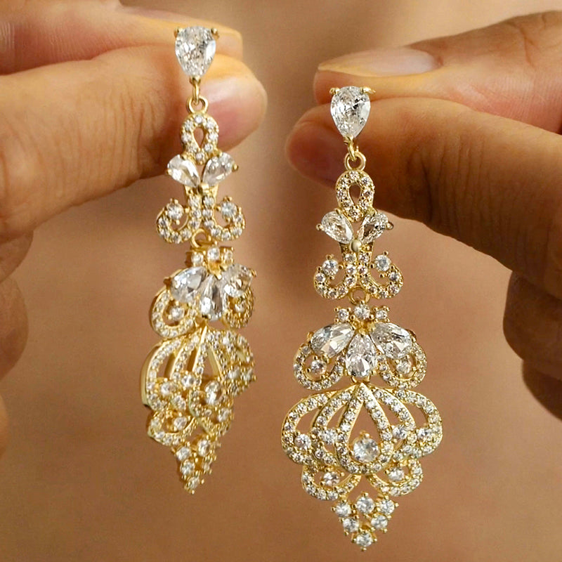 Regal Elegance Earrings – FIORENE
