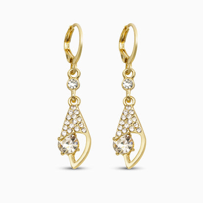 Crystal Radiance Drop Earrings – FIORENE