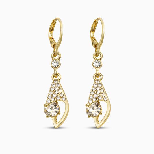 Crystal Radiance Drop Earrings – FIORENE