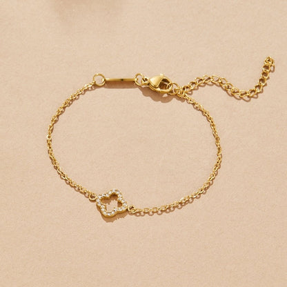 Clover Pave Bracelet – FIORENE