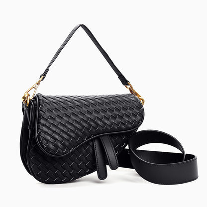 Obsidian Woven Handbag – FIORENE