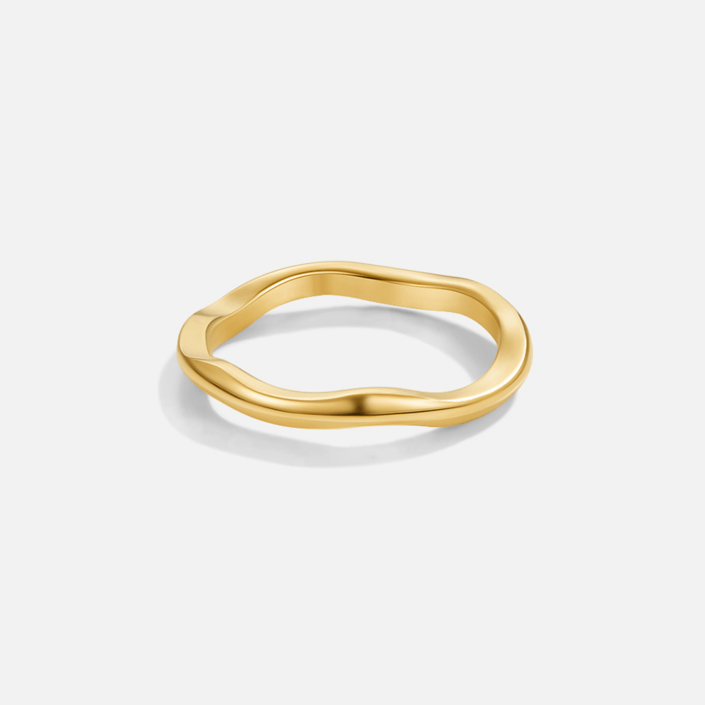 Luminous Delicate Sculpted Ring – FIORENE
