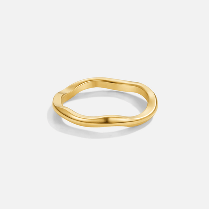 Luminous Delicate Sculpted Ring – FIORENE