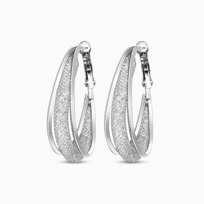 Golden Radiance Hoop Earrings - FIORENE