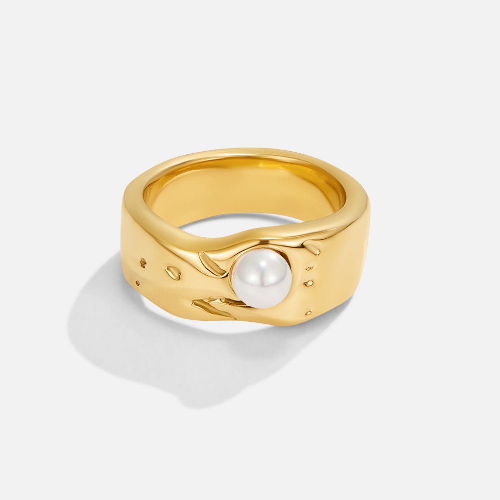 Radiant Organic Pearl Band – FIORENE