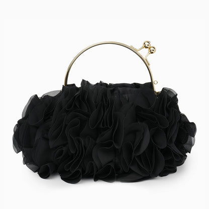Scarlet Ruffle Handbag – FIORENE