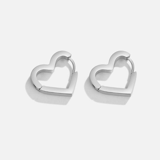 Arctic Infinite Heart Earring – FIORENE