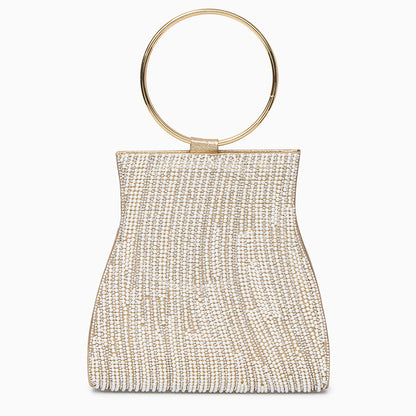 Golden Crystal Handbag – FIORENE
