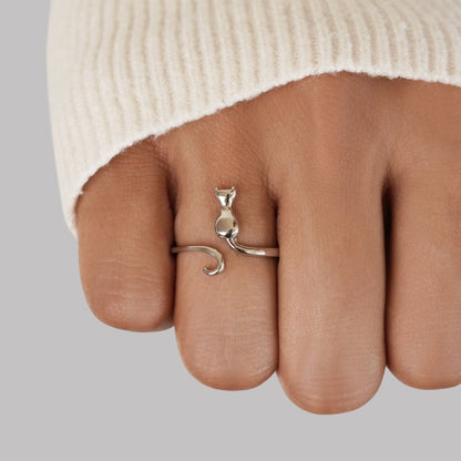 Playful Feline Wrap Ring – FIORENE