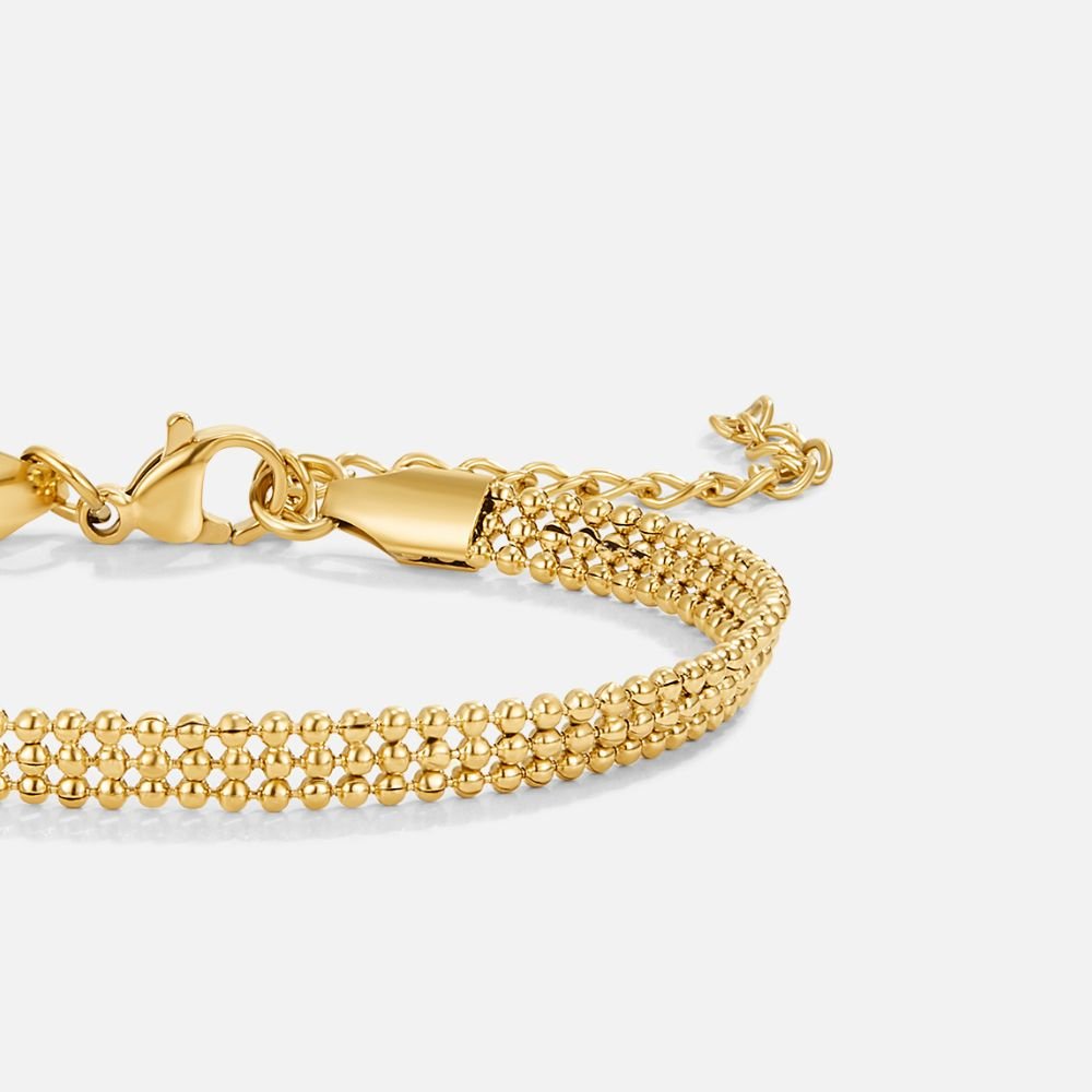 Lustrous Granulated Trio Bracelet – FIORENE