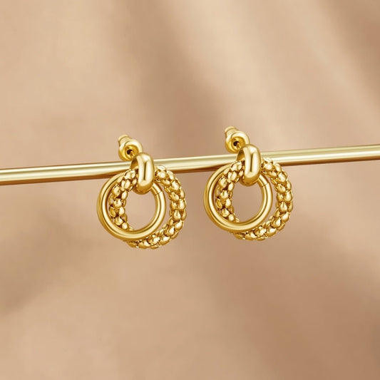 Entwined Texture Duo Earring – FIOREN