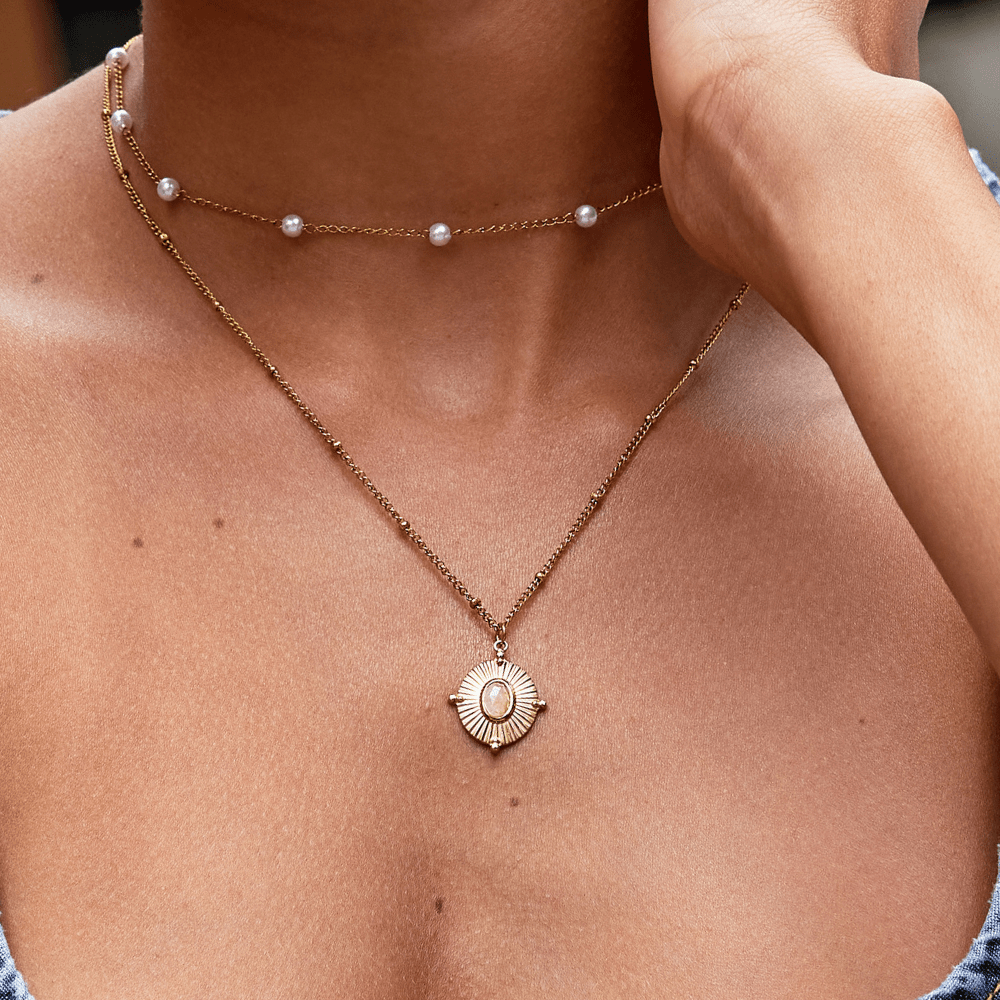 Luminous Sunburst Pendant – FIORENE