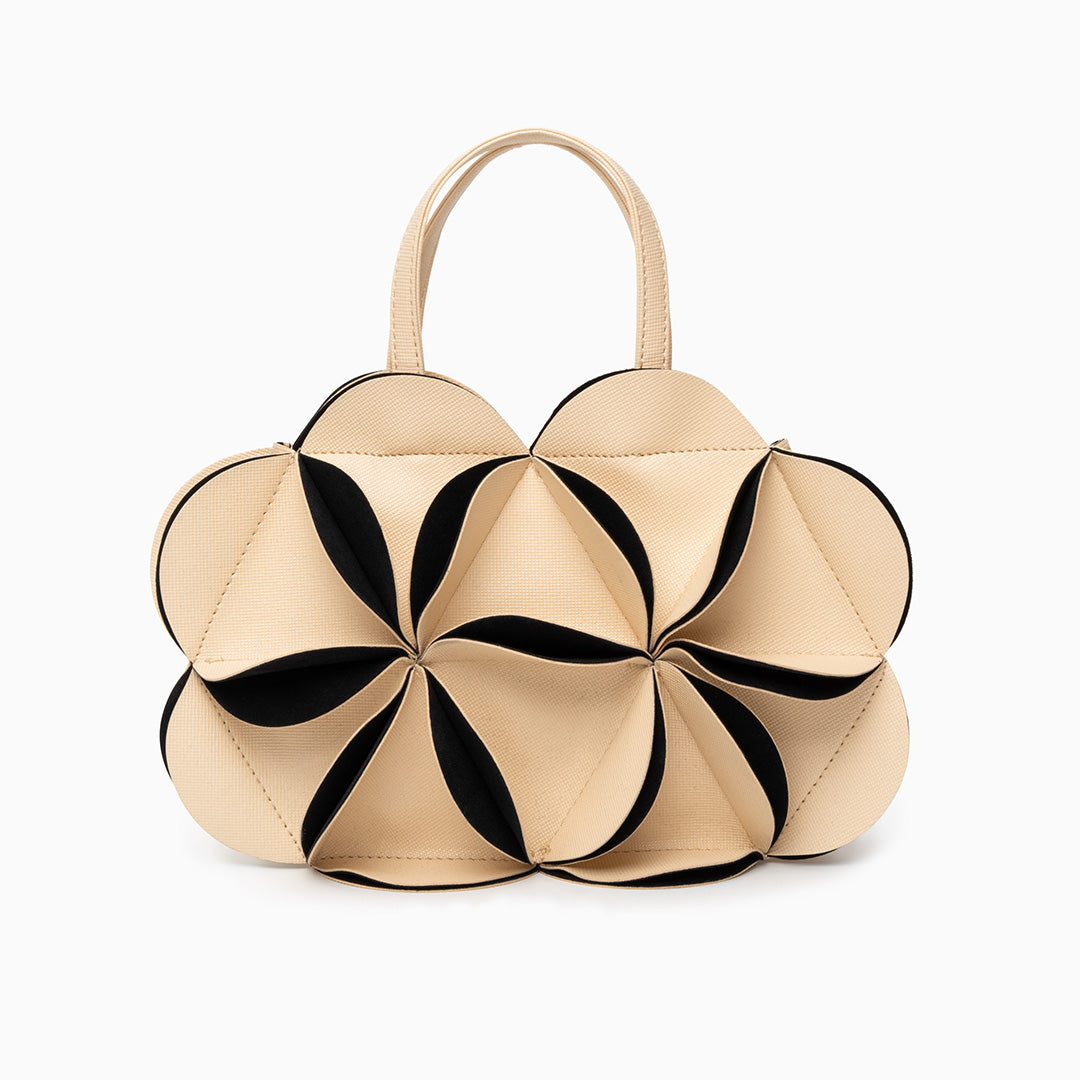 Crimson Bloom Origami Handbag – FIORENE