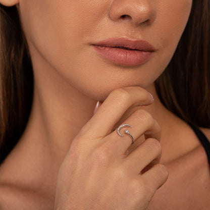 Celestial Moon & Stars Ring - FIORENE