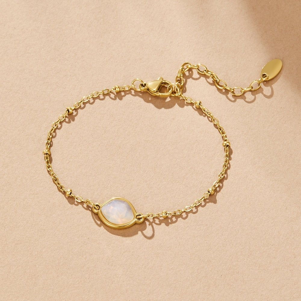 Gilded Opaline Eye Bracelet – FIORENE