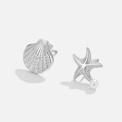Silver Marine Earrings – FIORENE